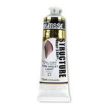 Matisse Structure Acrylic Paint 75ml tube – premium heavy body acrylic paint packaging close-up Matisse Structure Acrylics 75ml - Armenian Lori Red Light