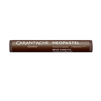 Caran d’Ache vibrant NEOPASTEL smooth & creamy Oil pastels lightfast colour Vandycke Brown | 7400.045