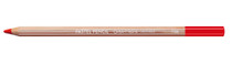 Caran d’Ache Pastel Pencil Scarlet 788.070 with bright red core and hexagonal barrel on white background