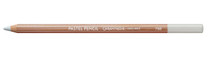 Caran d’Ache Pastel Pencil Silver Grey 788.002 with hexagonal barrel and mid-grey core, on white background
