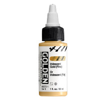 Golden High Flow Acrylics Iridescent Gold Fine 30ml acrylic paint bottle