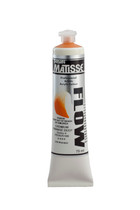 Matisse Flow Acrylic 75ml tube – low‑viscosity premium artist paint packaging Matisse Flow Acrylic 75ml - Cad Orange Deep