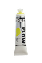 Matisse Flow Acrylic 75ml tube – low‑viscosity premium artist paint packaging Matisse Flow Acrylic 75ml - Yellow Light Hansa
