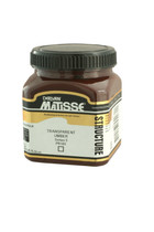 Matisse Structure Acrylic 250 ml jar – Series 3 Transparent Umber heavy‑body paint