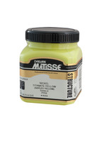 Matisse Structure Acrylic 250 ml jar – Series 4 Nickel Titanate Yellow heavy‑body paint