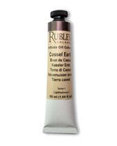Rublev Colours Cassel Earth artists oil paint 50ml tube - natural earth pigment blend in linseed oil