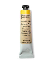 Rublev Colours Premium Professional Artist Oil Paints by Natural Pigments 50ml Oil Paint Tube  Series  5 Chrome Ochre