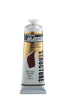 Front view of Matisse Structure Acrylic Series 1 – 75ml professional paint tube with branding