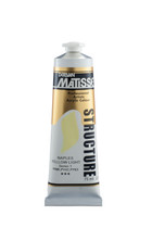 Matisse Structure Acrylic 75ml Tube – High Quality Heavy-Bodied Artist Paint for Texture & Colour  Naples Yellow Light S1