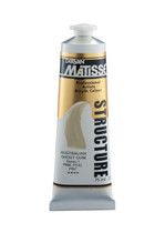 Matisse Structure Acrylic Paint 75ml tube – premium heavy body acrylic paint packaging close-up Matisse Structure Acrylics 75ml - Australian Ghost Gum S1