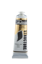 Matisse Structure Acrylic 75ml tube front view – heavy‑body paint packaging and branding Matisse Structure Acrylics 75ml - Graphite Grey S2