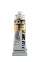 Matisse Structure Acrylic 75ml Tube – High Quality Heavy-Bodied Artist Paint for Texture & Colour Metallic Silver S4 Matisse Structure Acrylic 75ml Tube – High Quality Heavy-Bodied Artist Paint for Texture & Colour Metallic Silver S4