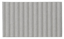 Corrugated Cardboard Strips Broad - Pebble Grey