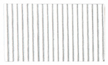 Corrugated Cardboard Strips Fine - Silver Silk Gloss