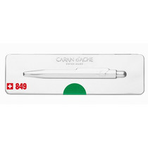 849 Ballpoint Pen Metal-X Green with box  |  849.712