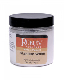 Rublev Colours Dry Pigments 100g - S2 Titanium White