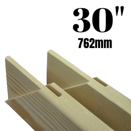 Professional Quality Canvas Stretcher Bars - 1 Pair - 30"