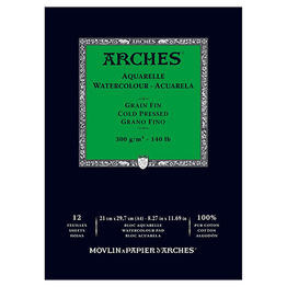 Arches Watercolour Pad Cold Pressed (Medium) 300GSM - A4