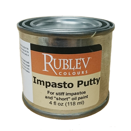 Rublev Impasto Putty 4 fl oz – Oil Painting Medium for Impasto | Natural Pigments Australia