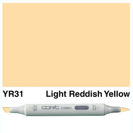 Copic Markers Ciao Alcohol based dye ink Best quality Art Marker Colour  YR31 - Light Reddish Yellow