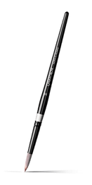 Caran d’Ache round acrylic paint brush No. 10 (115.104) with black handle and fine synthetic bristles.