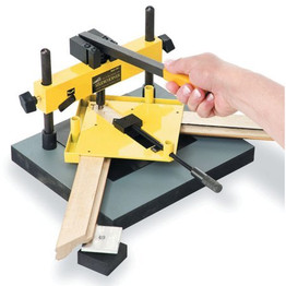 Logan Studio Joiner F300-1 frame assembly tool with V-nail insertion and compact base