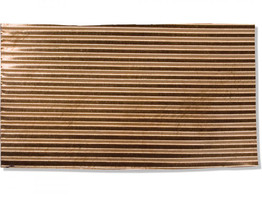 Micro corrugated copper sheet for model making and miniature roofing – 0.1mm x 150mm x 230mm with coarse stamp texture Micro corrugated copper sheet for model making and miniature roofing – 0.1mm x 150mm x 230mm with coarse stamp texture