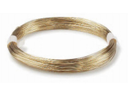 Soft unstraightened brass wire 0.4mm x 20m for floral arrangements and crafts