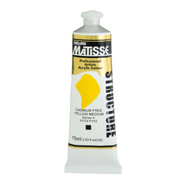 Matisse Structure Acrylic 75ml tube front view – heavy‑body paint packaging and branding cadmium free acrylic paint Matisse Structure Acrylic 75ml tube front view – heavy‑body paint packaging and branding cadmium free acrylic paint