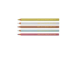Caran D'ache Colorblock Maxi Pencil Metallic Silver | 494.498