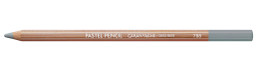 Caran d’Ache Pastel Pencil Steel Grey 788.004 hexagonal barrel with grey core on white background