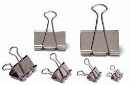 Foldback Clips - Nickle-Plated - 15mm