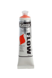 Front view of Matisse Flow Acrylic Paint 75ml tube – professional artist-grade fluid acrylic packaging