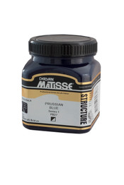 250ml jar of Matisse Structure Acrylic Paint in Prussian Blue