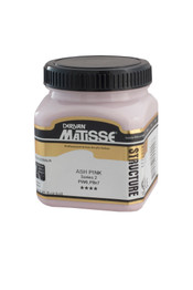 Matisse Structure Acrylic 250 ml Ash Pink paint jar with branded label