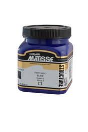 250ml tub of Matisse Structure Acrylic Paint in Phthalo Blue Series 2