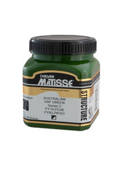 Matisse Structure Acrylic 250 ml Australian Sap Green paint jar with branded label
