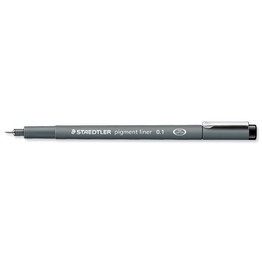 Staedtler Fineliner Pigment Liner - 0.1mm Black