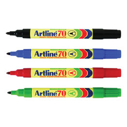 Artline Marker 70 Bullet Tip - Black