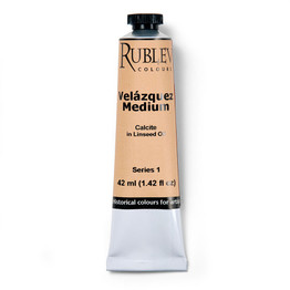 Rublev Velázquez Medium 50ml tube of calcite oil painting medium for extending oil paints and creating impasto textures