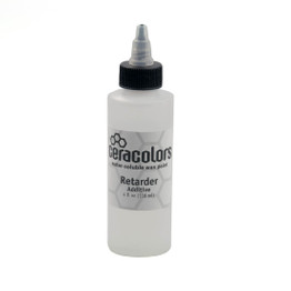 Ceracolors Retarder Additive 4oz bottle on white background, propylene glycol retarder to extend open time and reduce palette skinning for Ceracolors water-soluble wax paint