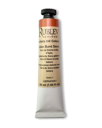 Rublev Artists Oil Paint 50ml - S1 Italian Burnt Sienna