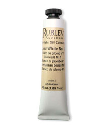 Rublev Artists Oil Paint 50ml -  S6 Lead White #1