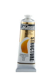 Matisse Structure Acrylic Paint 75ml tube – premium heavy body acrylic paint packaging close-up