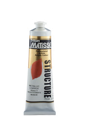 Matisse Structure Acrylics 75ml - Series 4 - Metallic Copper