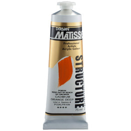 Matisse Structure Acrylics 75ml - Series 4 - Cadmium Orange Deep