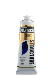 Matisse Structure Acrylics 75ml - Matisse Indigo S6  Cadmium Free Professional Artist Acrylic Colour Paint Tube by Derivan