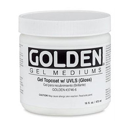 Golden Gel Top Coat with UVLS (Gloss) 236ml