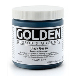 Golden Black Gesso