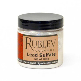 Rublev Colours Dry Pigments 100g - S3 Lead Sulfate